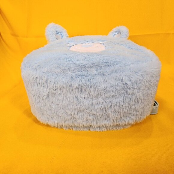 Care Bears Skinny Dip Blue Plush Furry Cosplay Mini Backpack Coin Bag Set main image 12
